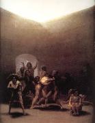 Francisco Goya Yard with Lunatics Spain oil painting artist